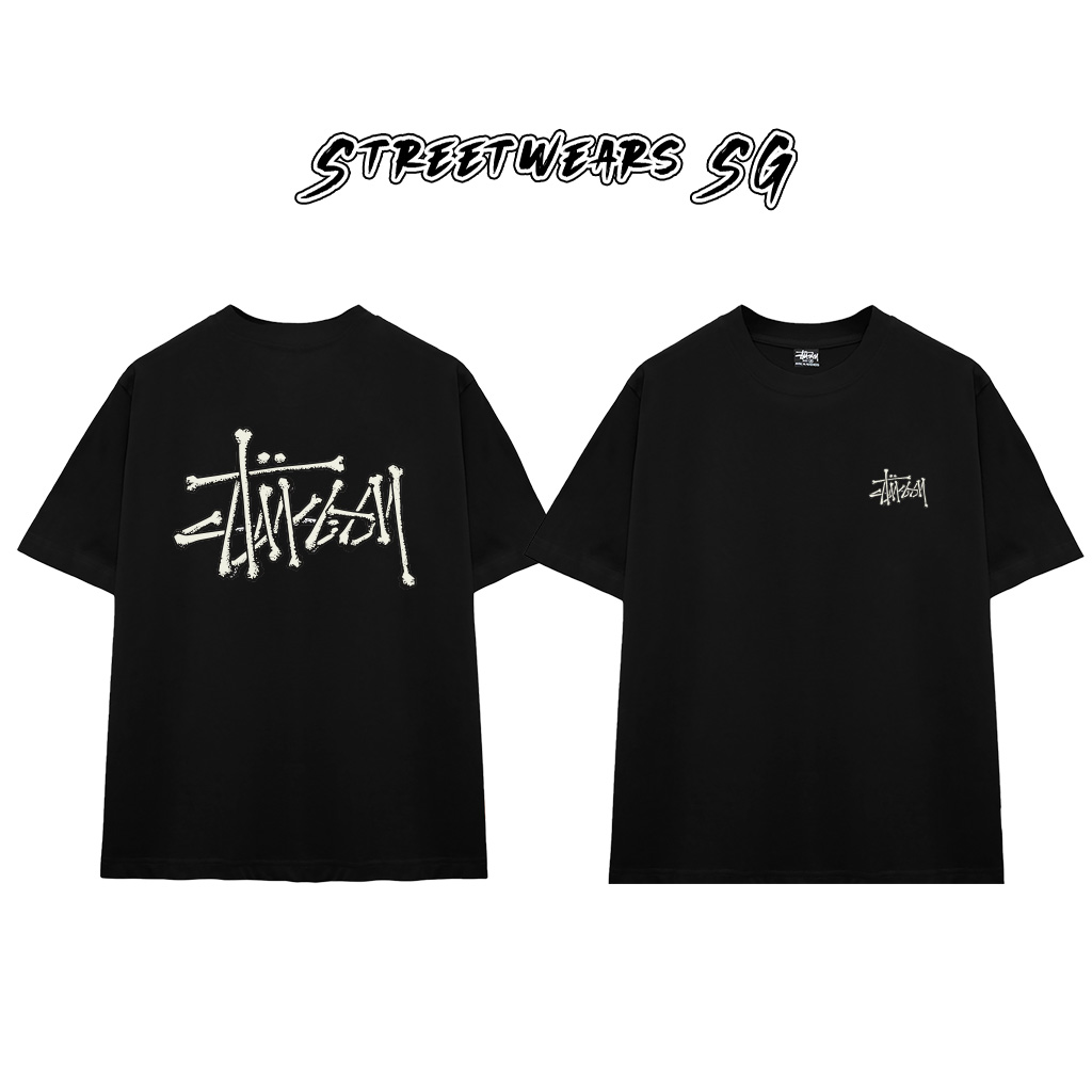 Áo thun Stu Bones Cao Cấp Form Rộng - Streetwears SG - STU71
