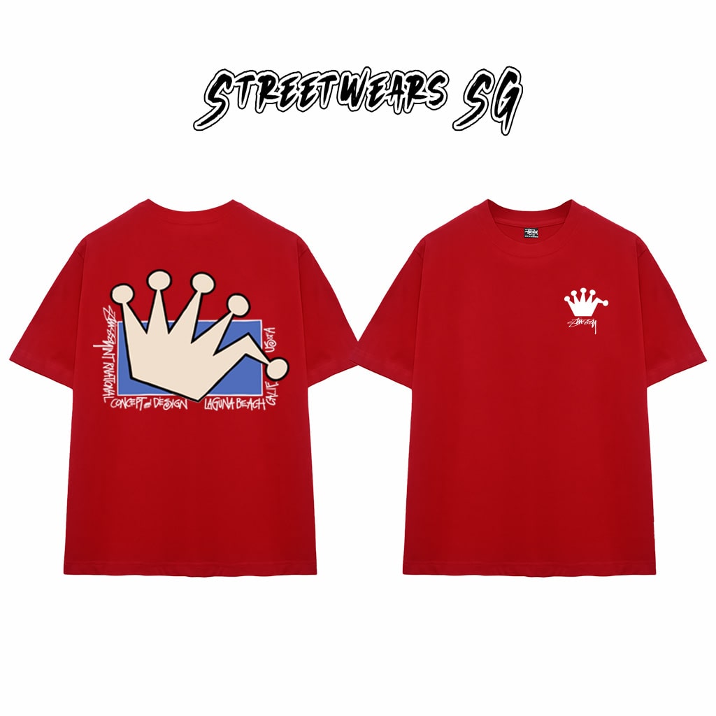 Áo Thun Stu Crown Concept Tee Cao Cấp Form Rộng - Streetwears SG - STU33
