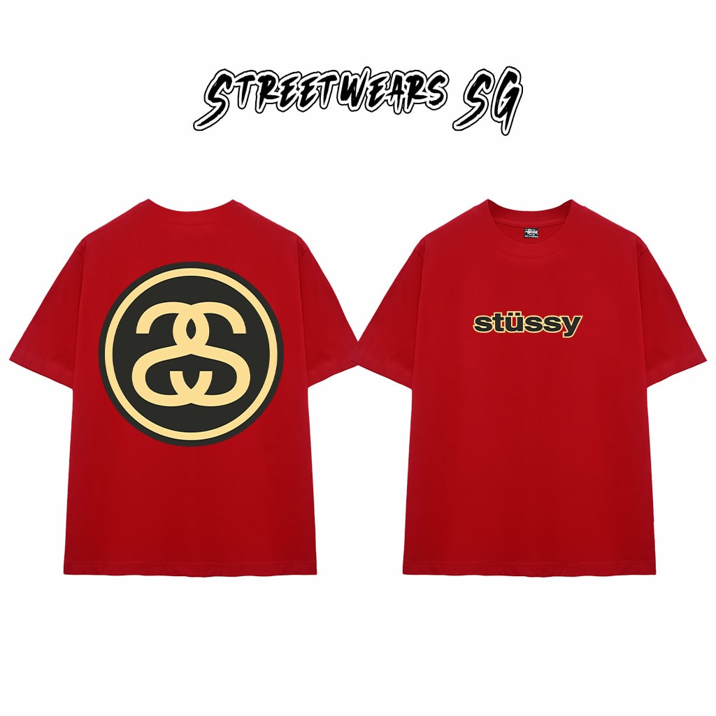 Áo Thun Stu Double S Logo Tee Cao Cấp Form Rộng - Streetwears SG - STU26