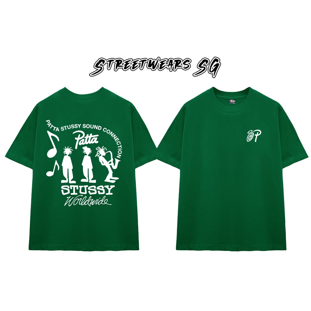 Áo thun Stu Patta Worldwide Cao Cấp Form Rộng - Streetwears SG - STU55