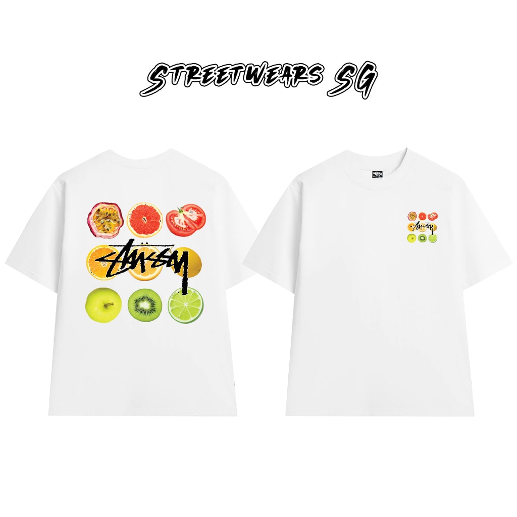 Áo thun Stu Citrus Slices Cao Cấp Form Rộng - Streetwears SG - STU87