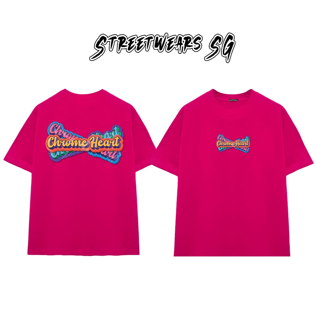Áo Thun Chrome Pop Art Multicolor Graphics Cotton Cao Cấp Form Rộng Unisex - Streetwears SG - CH65