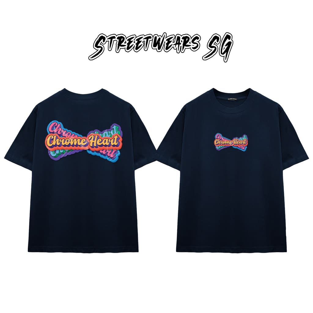 Áo Thun Chrome Pop Art Multicolor Graphics Cotton Cao Cấp Form Rộng Unisex - Streetwears SG - CH65