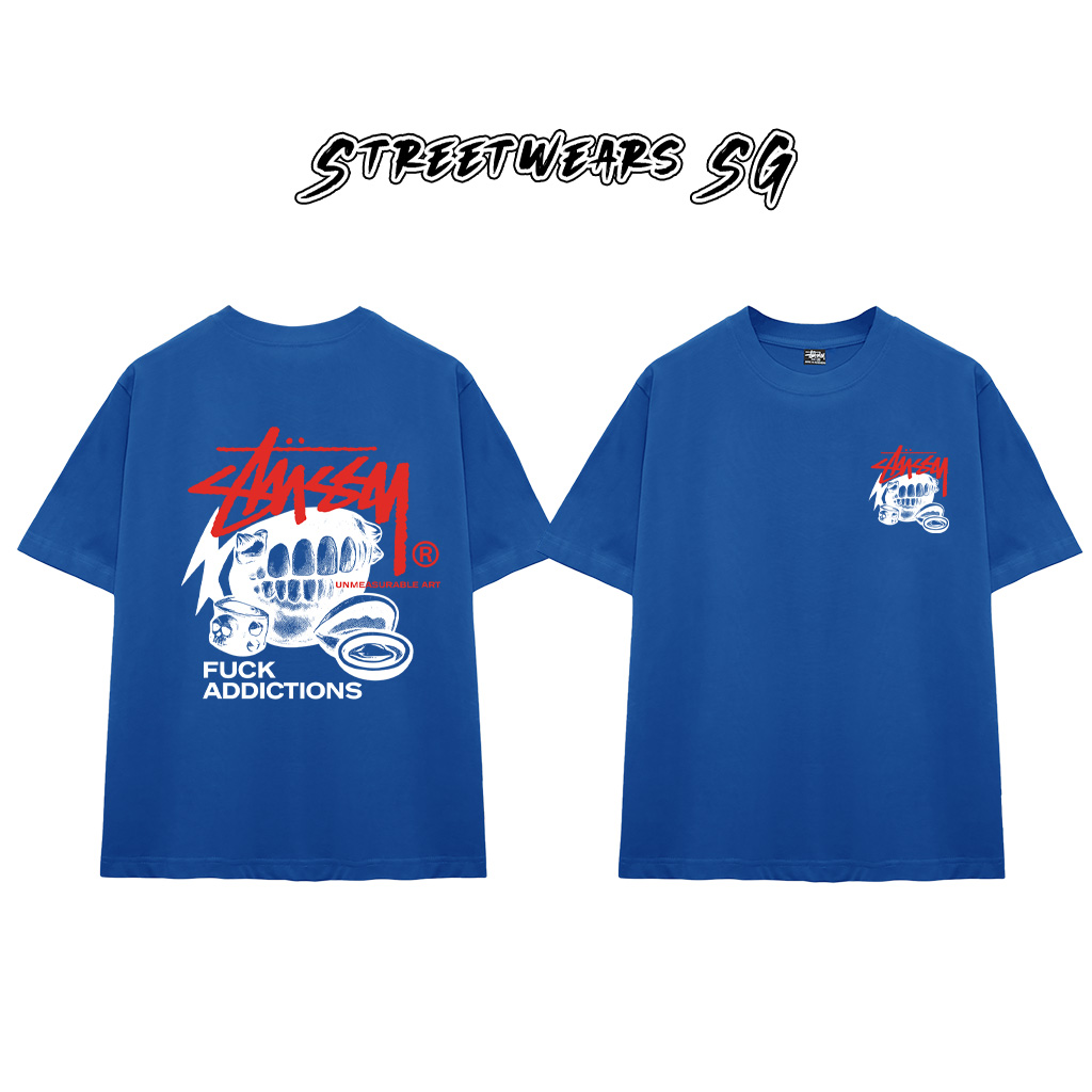 Áo thun Stu Fxck Addiction Cao Cấp Form Rộng - Streetwears SG - STU81
