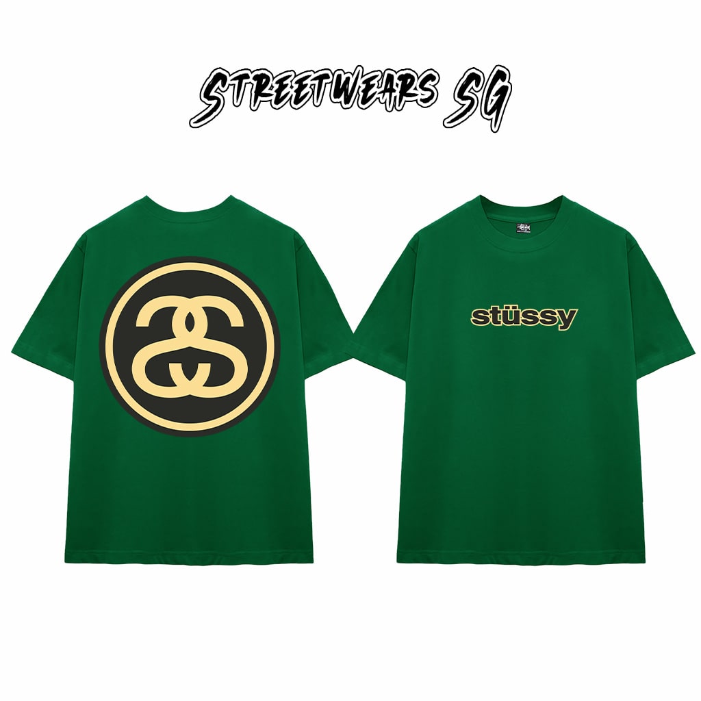 Áo Thun Stu Double S Logo Tee Cao Cấp Form Rộng - Streetwears SG - STU26