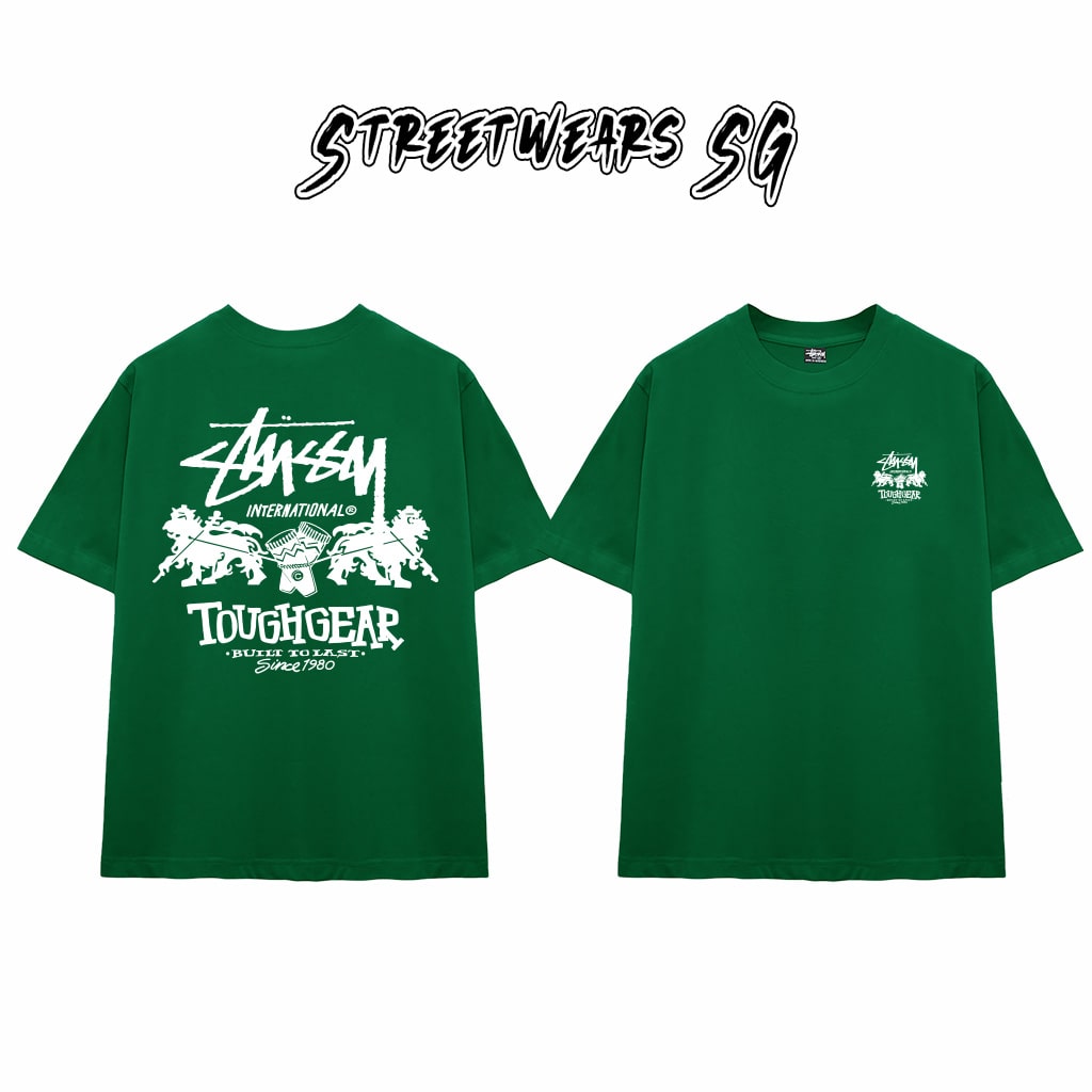 Áo Thun Stu Toughgear Lions Tee Cao Cấp Form Rộng - Streetwears SG - STU34