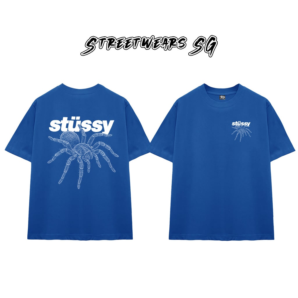 Áo thun Stu Spider Sketch Cao Cấp Form Rộng - Streetwears SG - STU78
