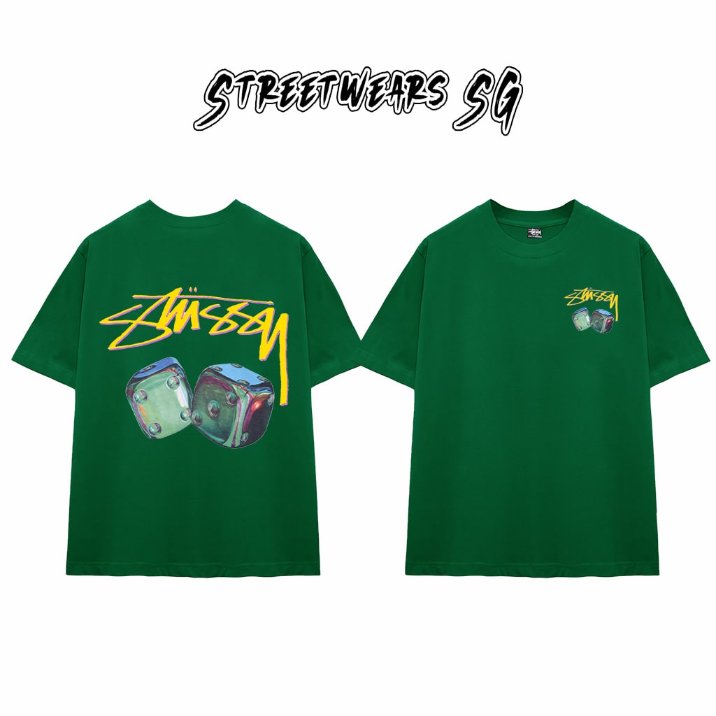 Áo Thun Stu Neon Dice Tee Cao Cấp Form Rộng - Streetwears SG - STU31