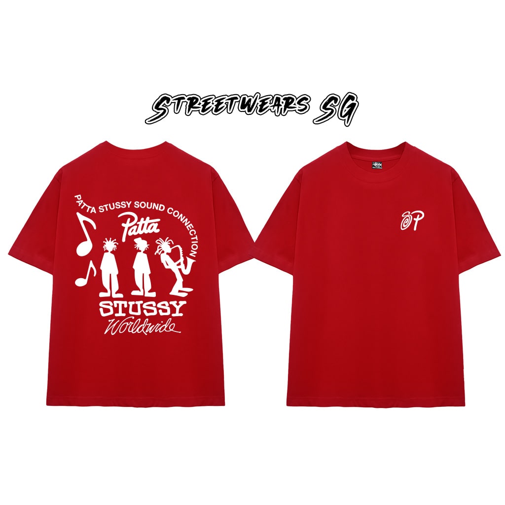 Áo thun Stu Patta Worldwide Cao Cấp Form Rộng - Streetwears SG - STU55