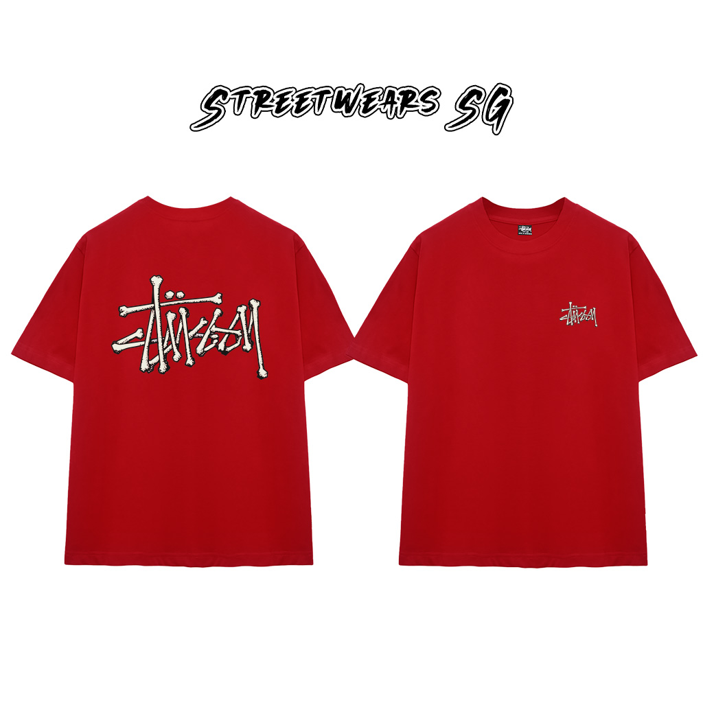 Áo thun Stu Bones Cao Cấp Form Rộng - Streetwears SG - STU71