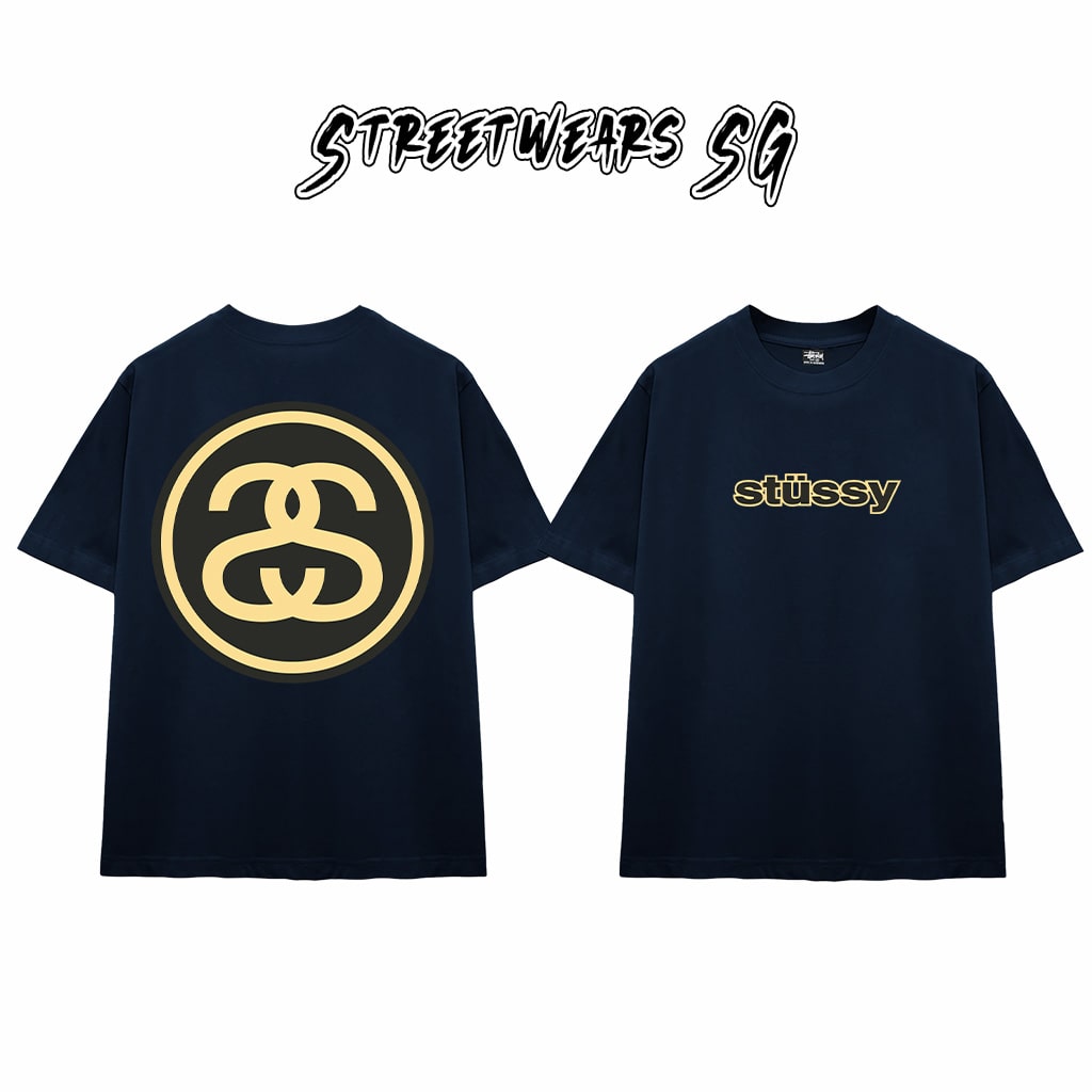 Áo Thun Stu Double S Logo Tee Cao Cấp Form Rộng - Streetwears SG - STU26