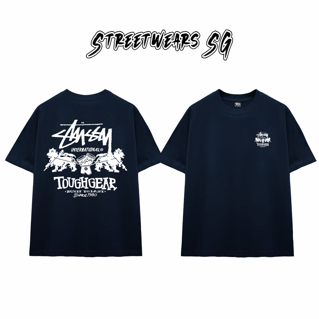 Áo Thun Stu Toughgear Lions Tee Cao Cấp Form Rộng - Streetwears SG - STU34