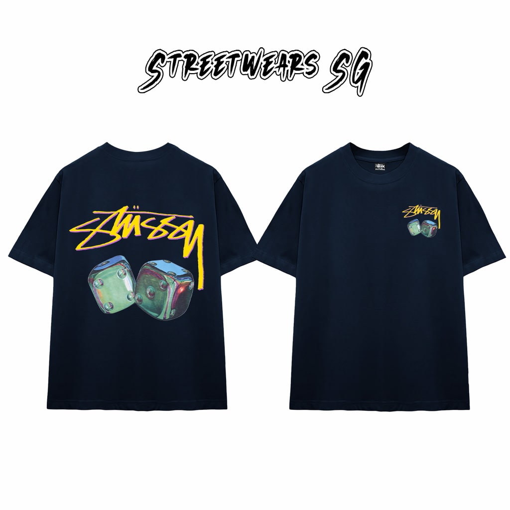 Áo Thun Stu Neon Dice Tee Cao Cấp Form Rộng - Streetwears SG - STU31