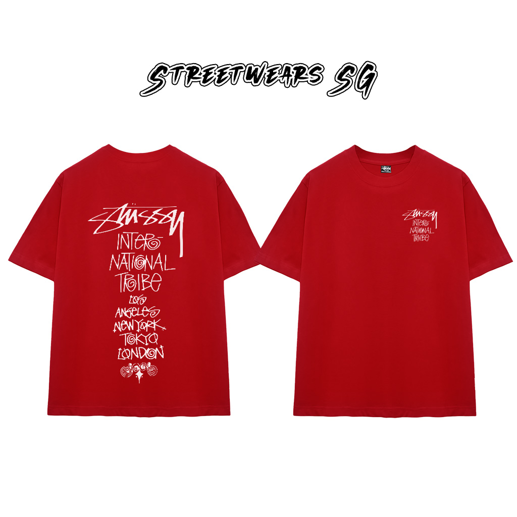 Áo thun Stu Blue International Cao Cấp Form Rộng - Streetwears SG - STU73