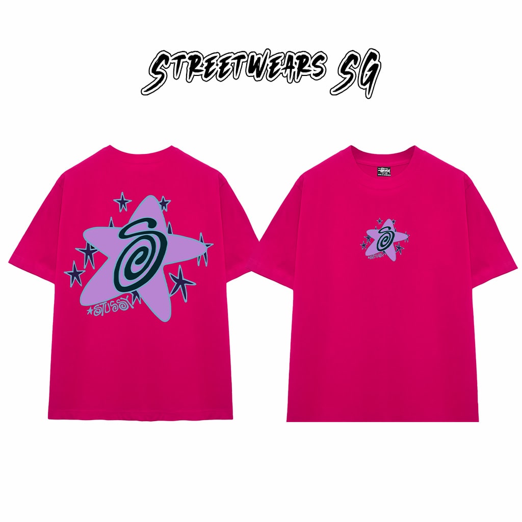 Áo Thun Stu Star Spiral Tee Cao Cấp Form Rộng - Streetwears SG - STU25