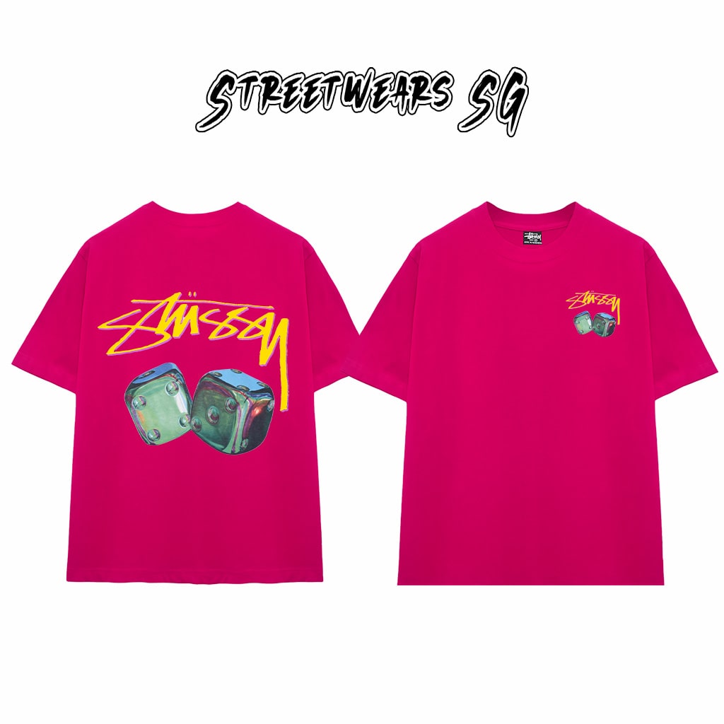 Áo Thun Stu Neon Dice Tee Cao Cấp Form Rộng - Streetwears SG - STU31