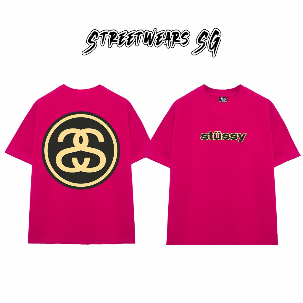 Áo Thun Stu Double S Logo Tee Cao Cấp Form Rộng - Streetwears SG - STU26