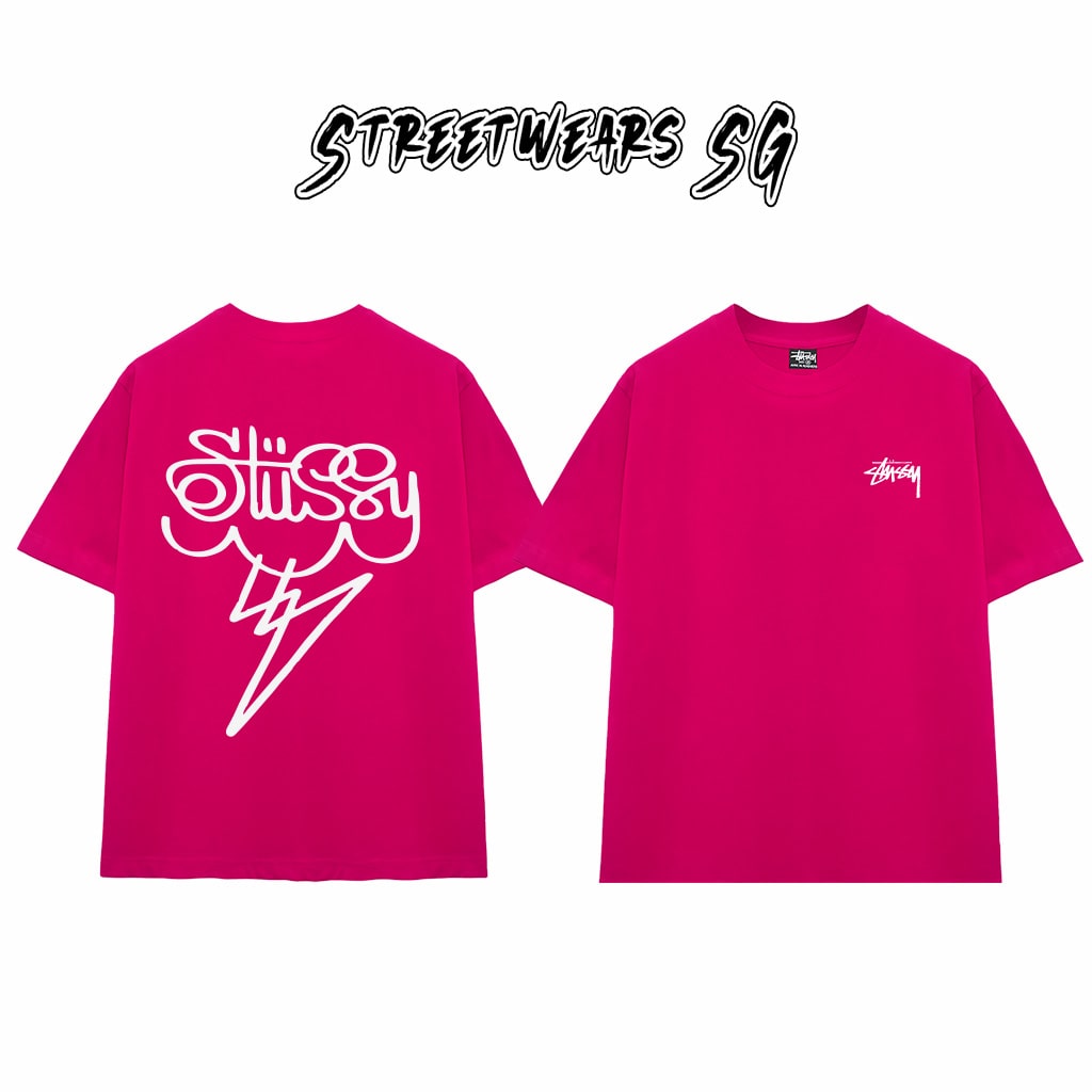 Áo Thun Stu Cloud Bolt Tee Cao Cấp Form Rộng - Streetwears SG - STU35