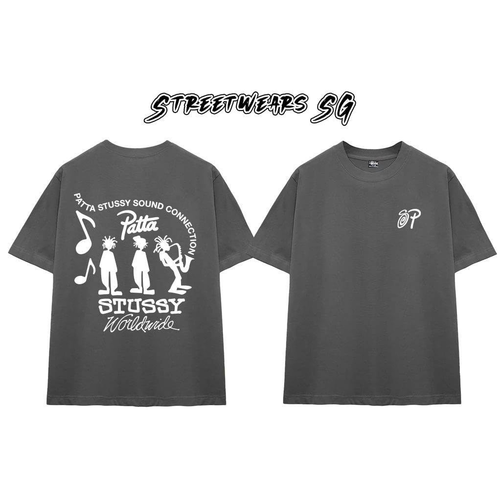 Áo thun Stu Patta Worldwide Cao Cấp Form Rộng - Streetwears SG - STU55