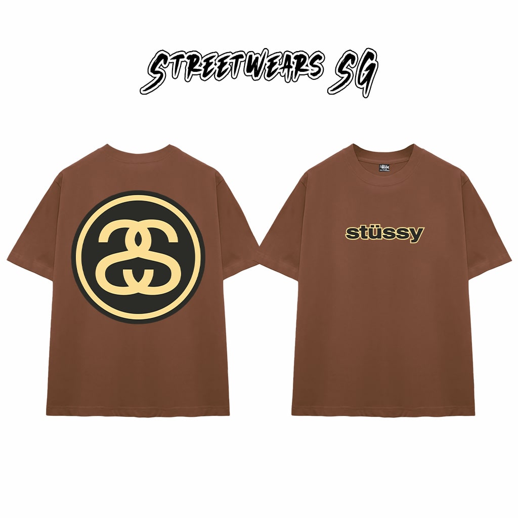 Áo Thun Stu Double S Logo Tee Cao Cấp Form Rộng - Streetwears SG - STU26