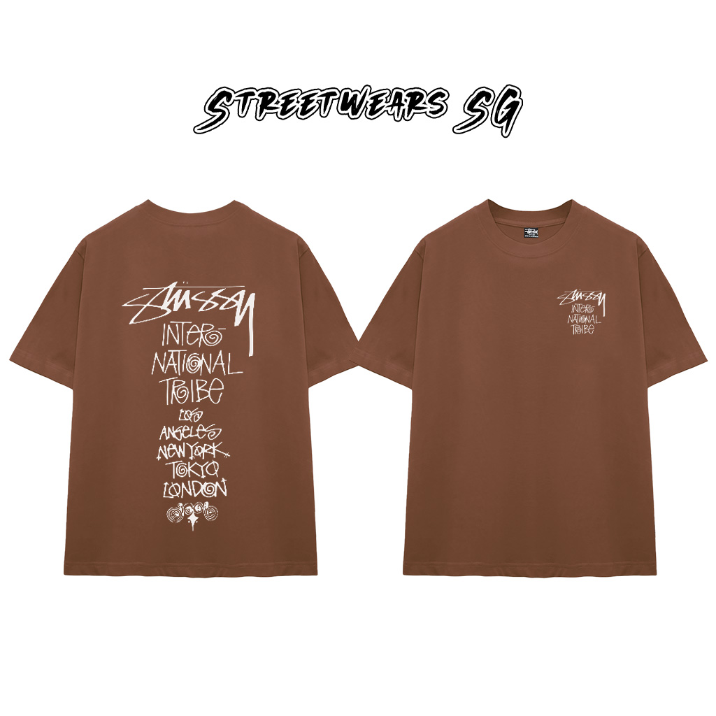 Áo thun Stu Blue International Cao Cấp Form Rộng - Streetwears SG - STU73