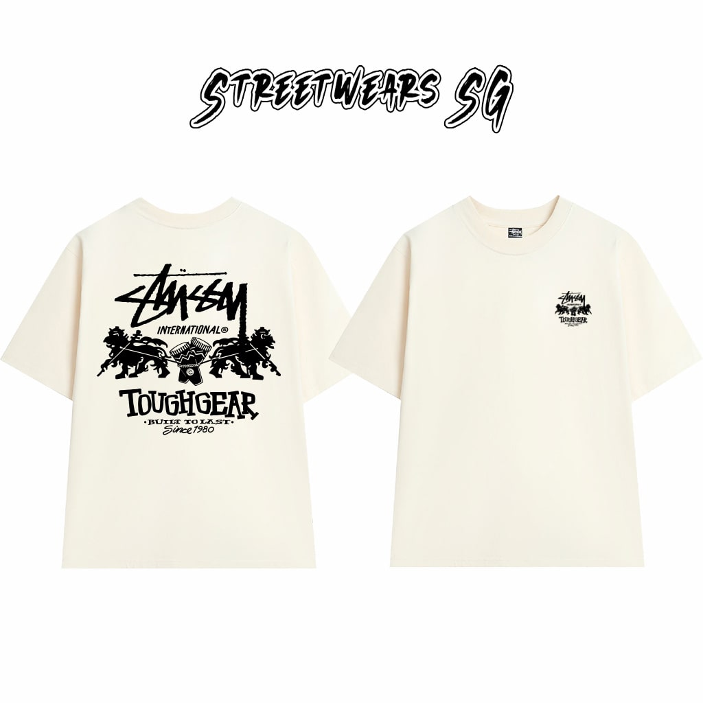 Áo Thun Stu Toughgear Lions Tee Cao Cấp Form Rộng - Streetwears SG - STU34