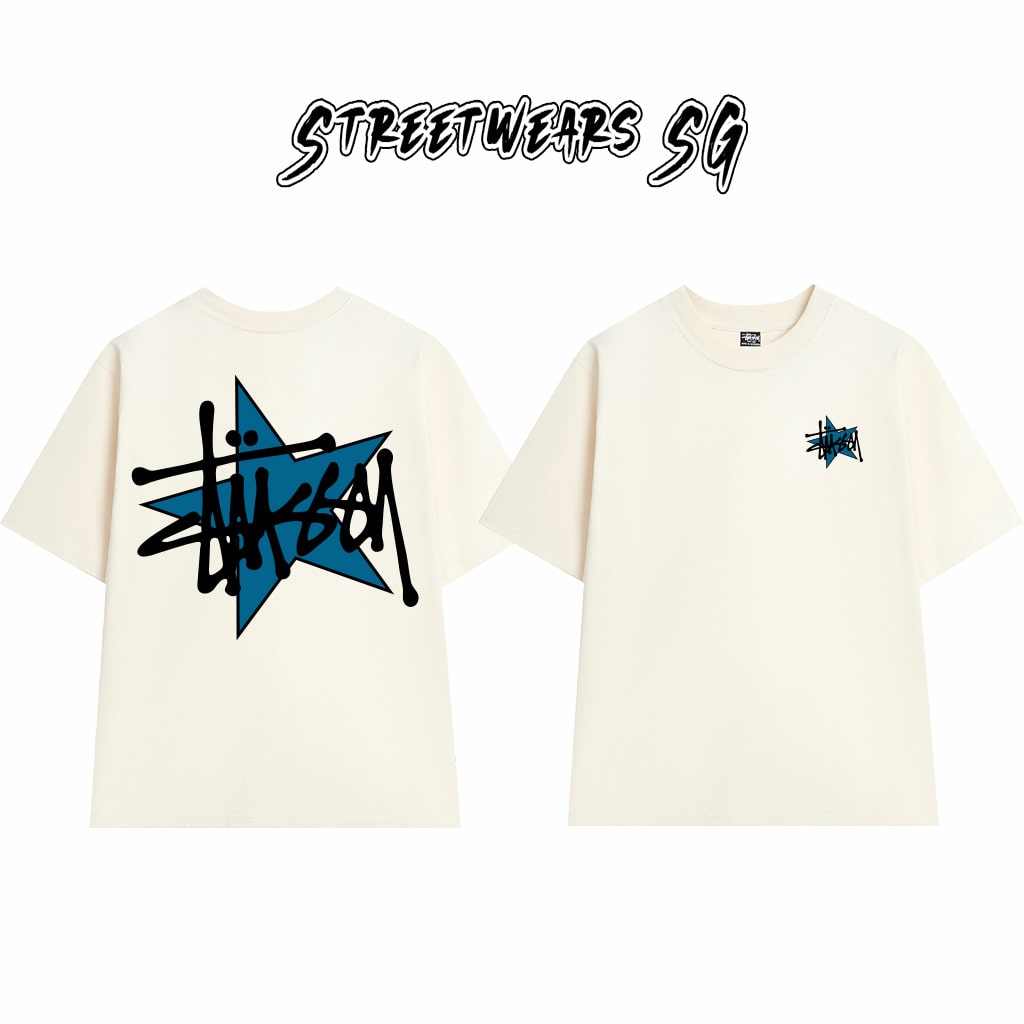 Áo Thun Stu Green Star Tee Cao Cấp Form Rộng - Streetwears SG - STU27