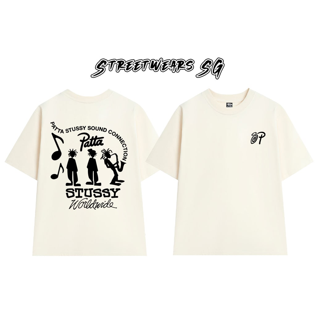 Áo thun Stu Patta Worldwide Cao Cấp Form Rộng - Streetwears SG - STU55