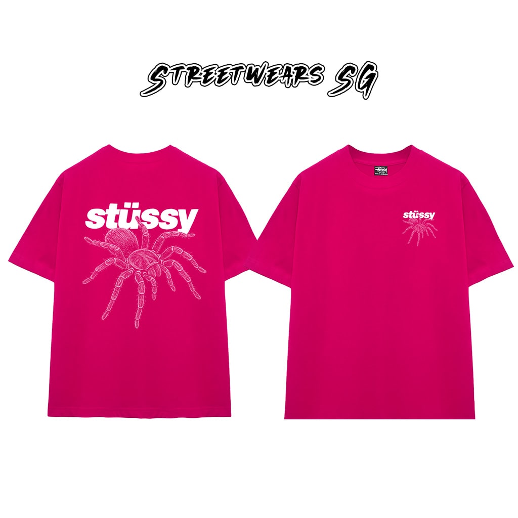 Áo thun Stu Spider Sketch Cao Cấp Form Rộng - Streetwears SG - STU78