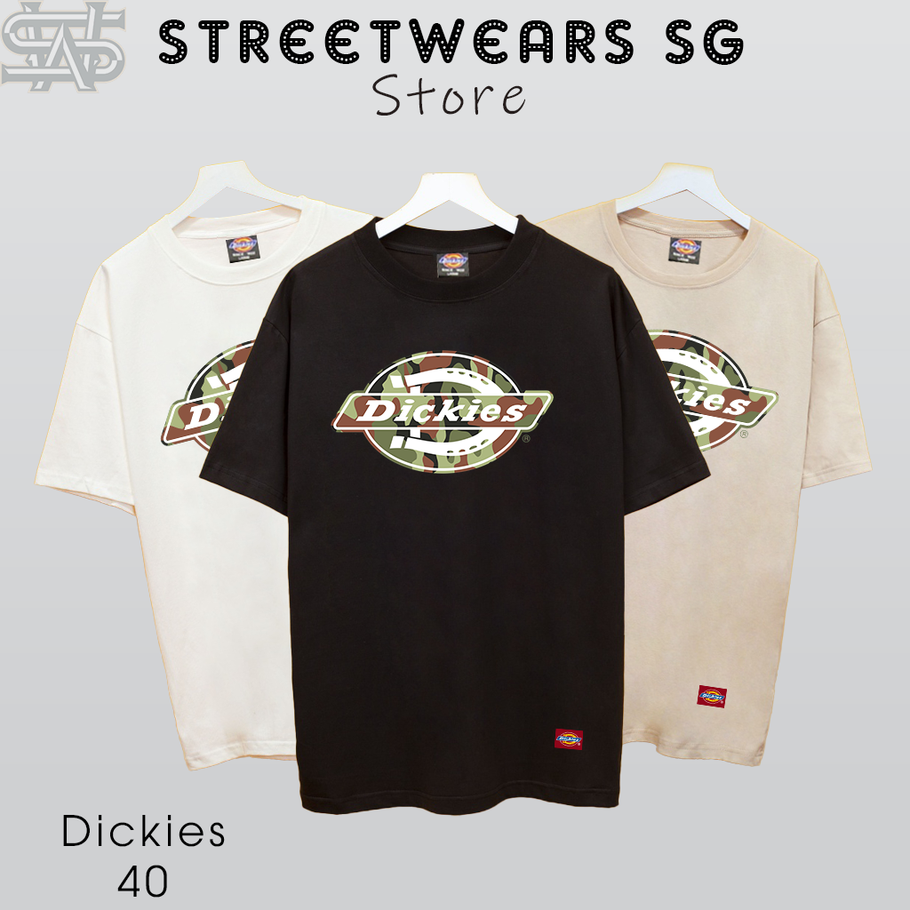 Áo thun Dickies Logo Rằn Ri Print Short-Sleeve T-Shirt - DK-40