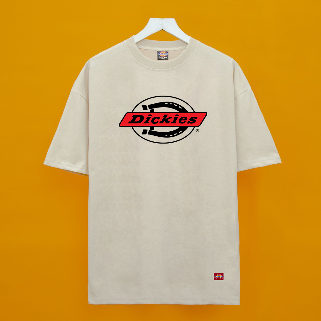 Áo thun Dickies Tròn Chữ Đỏ Ngang Print Short-Sleeve T-Shirt - DK-28