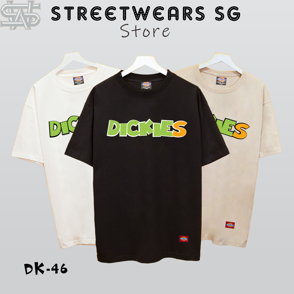 Áo thun Dickies Chữ S Cam Print Short-Sleeve T-Shirt - DK46