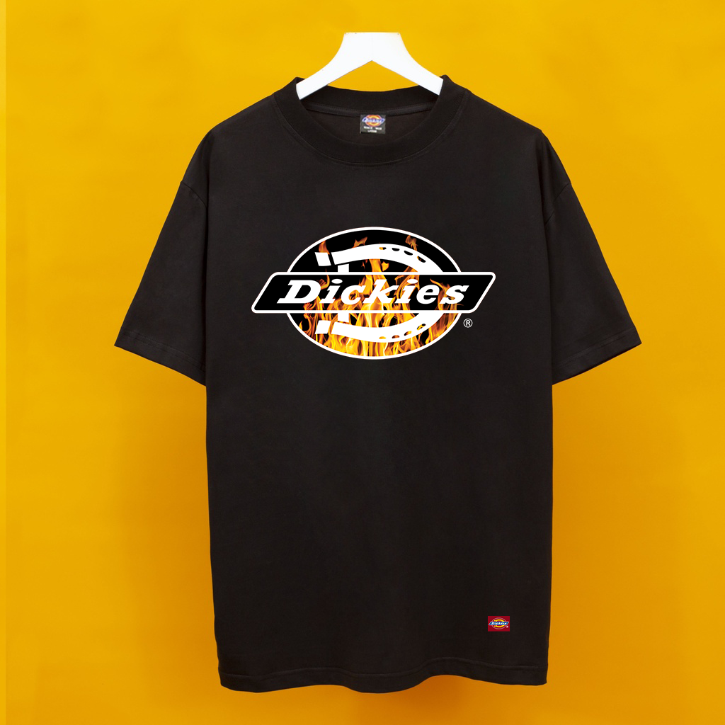 Áo thun Dickies Tròn Cháy Lửa Trong Print Short-Sleeve T-Shirt - DK-30