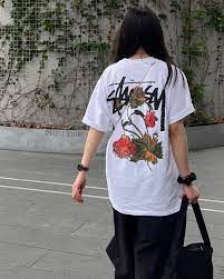 Áo thun Basic Stussy WITHERED FLOWER Tee - Streetwears SG - STU-17