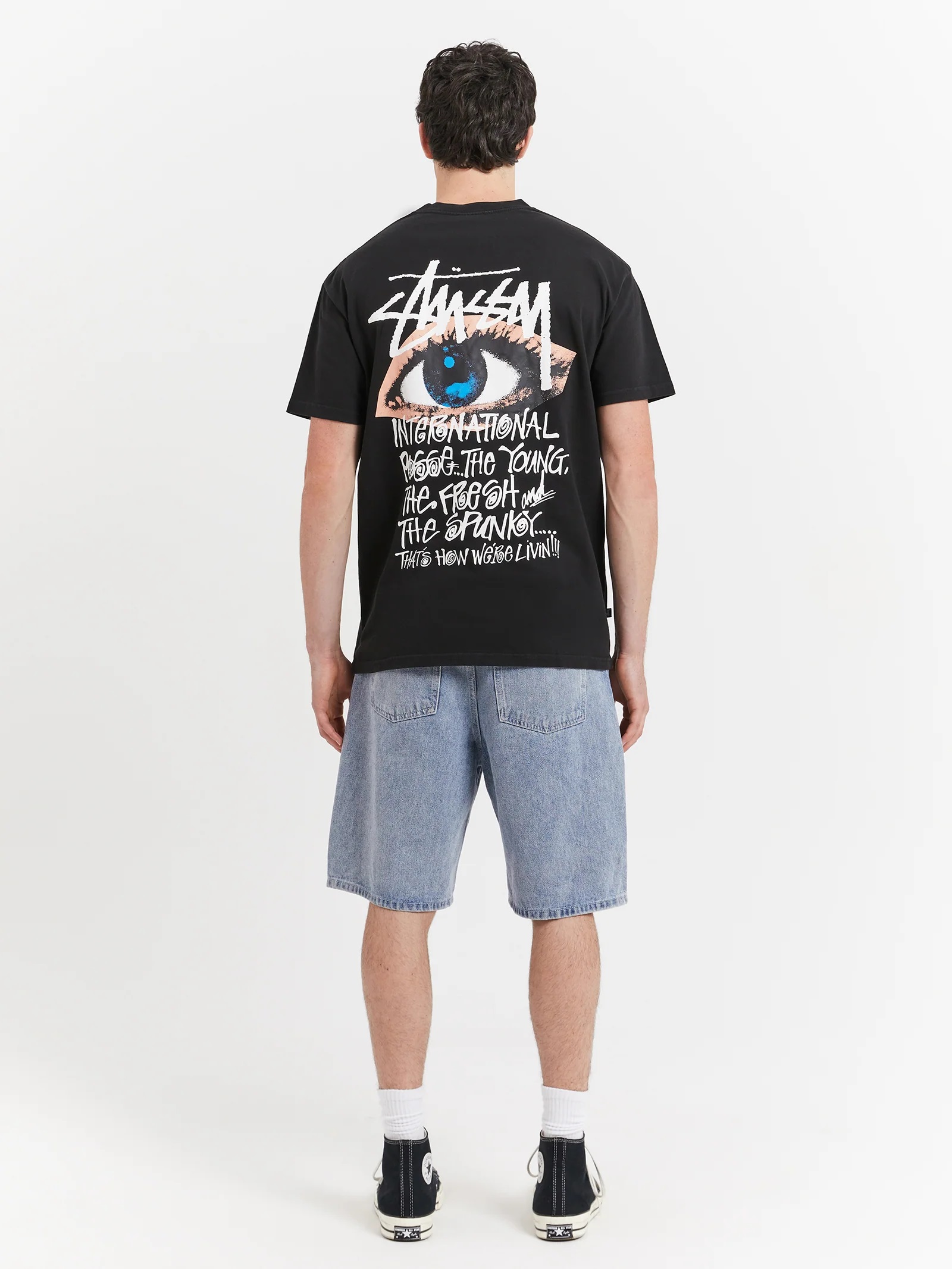 Áo thun STUSSY Ocular Tee Black - Streetwears SG - STU-22
