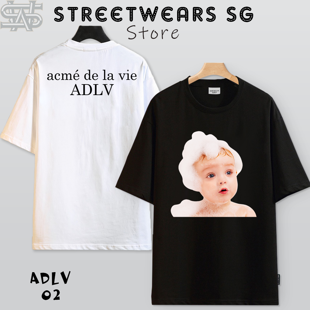 Áo thun ADLV Bé Tắm - ADLV Bé Xà Phòng - Print Short-Sleeve T-Shirt - ADLV-02