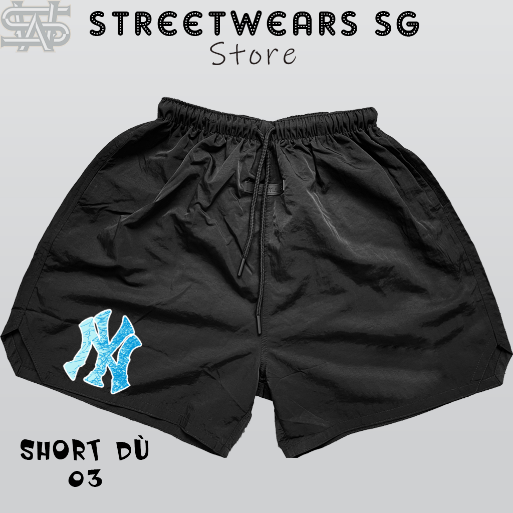 Quần Short Dù Nhăn ESSENTIALS 03 NY Xanh Biển - SWSG Store