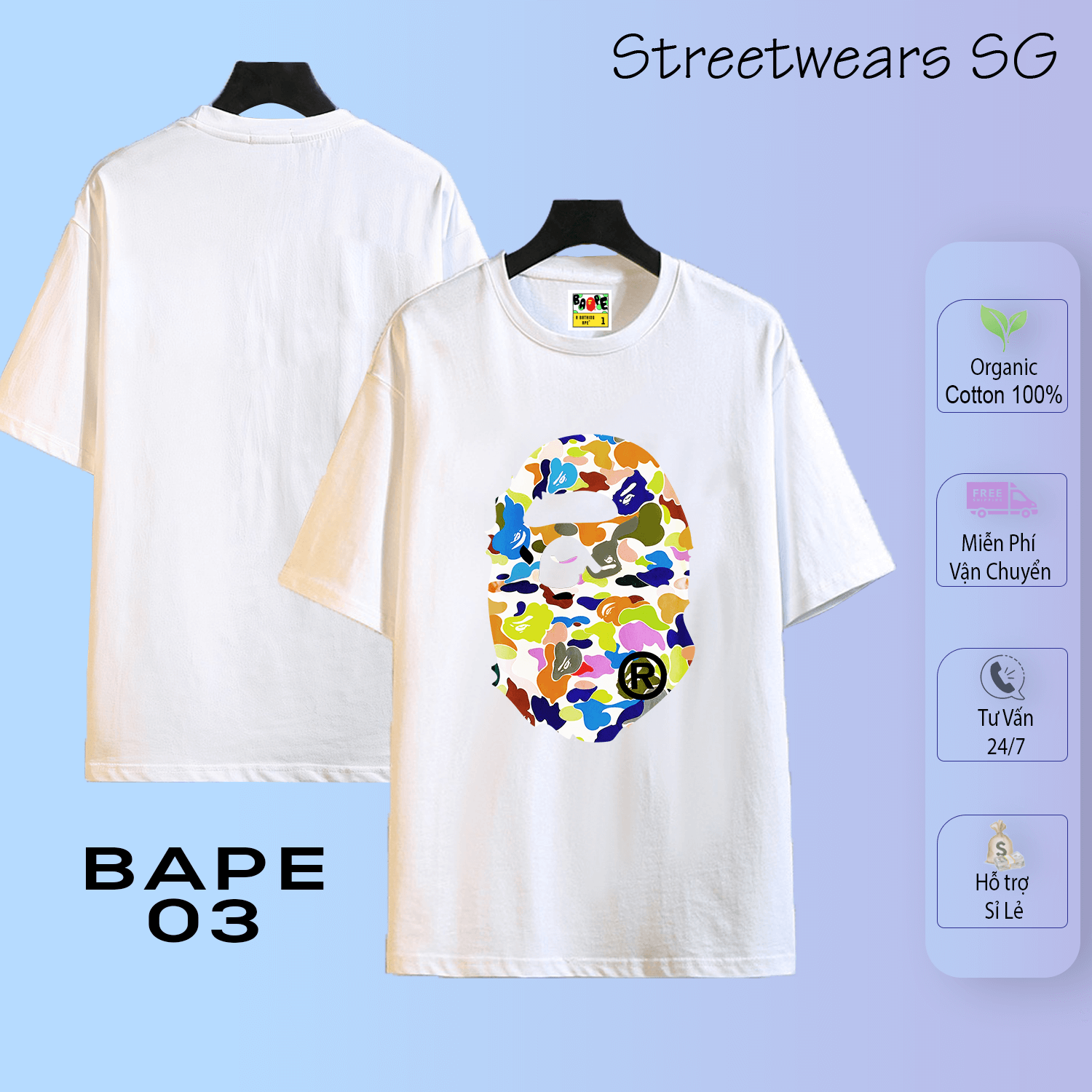 Áo thun BAPE - A BATHING APE® - 03