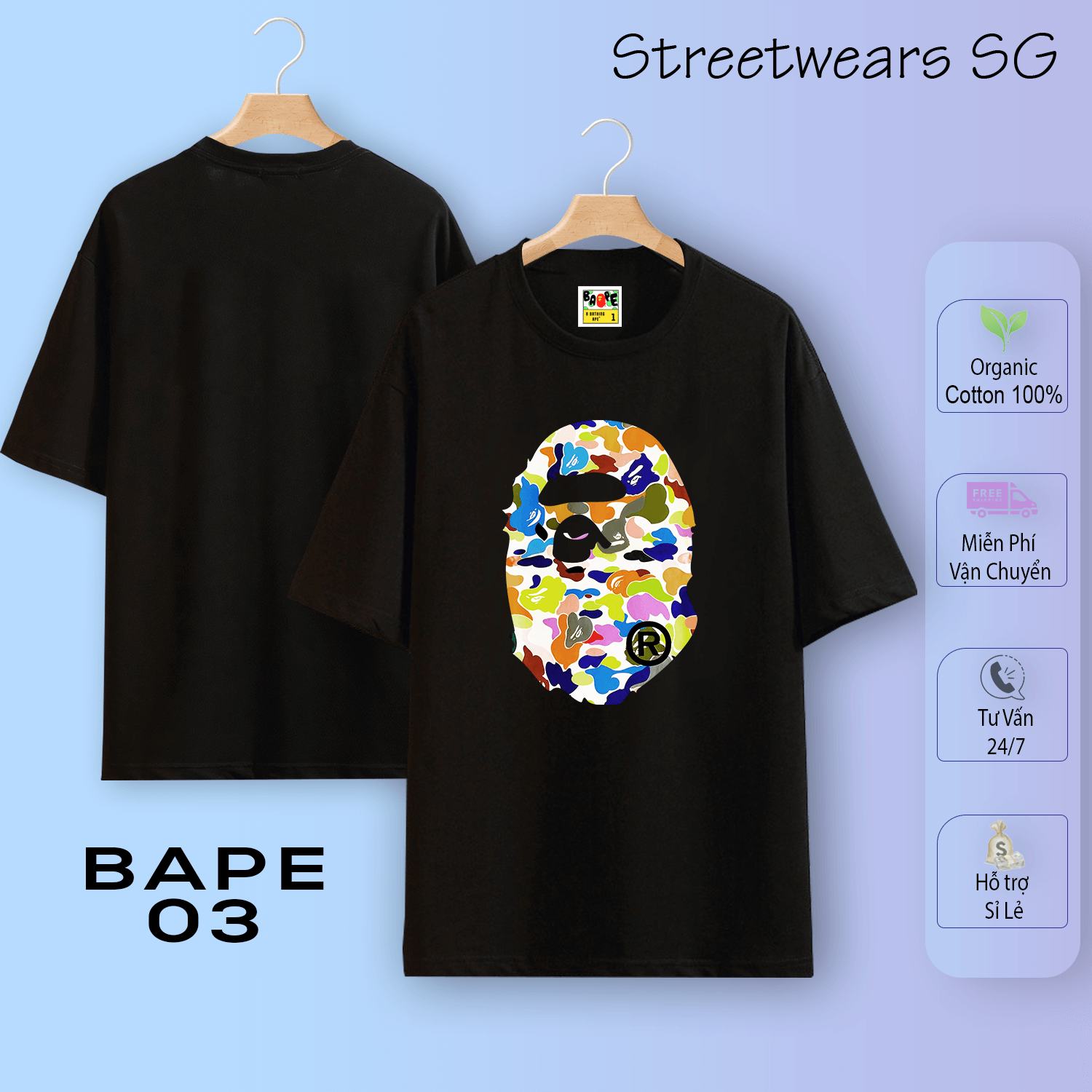 Áo thun BAPE - A BATHING APE® - 03