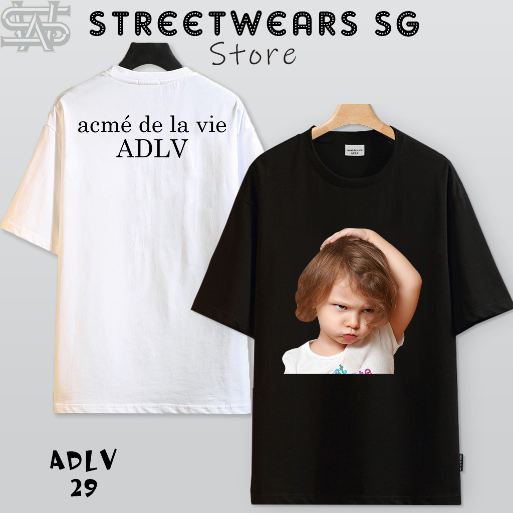 Áo thun ADLV Bé Mặt Quạo Print Short-Sleeve T-Shirt - ADLV-29