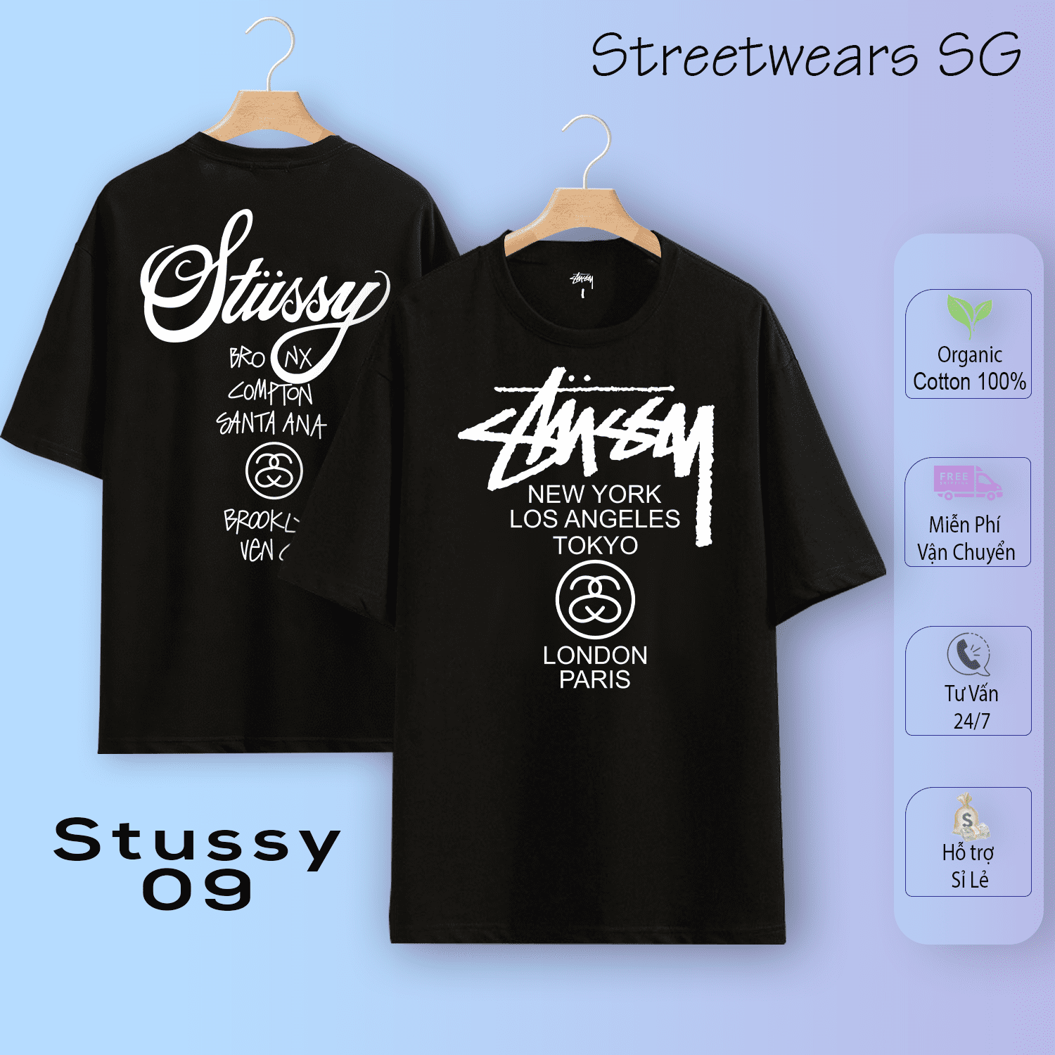 Áo thun Stussy 09