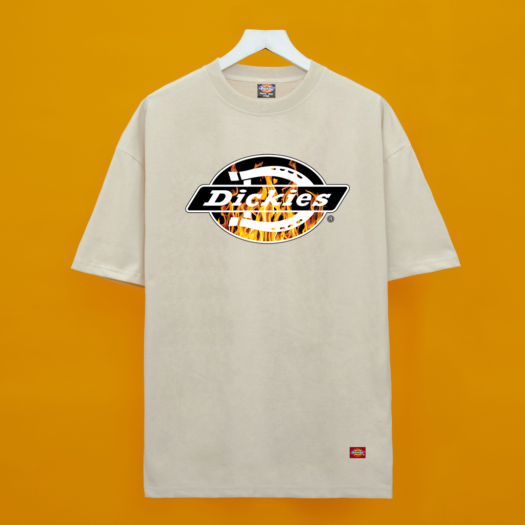 Áo thun Dickies Tròn Cháy Lửa Trong Print Short-Sleeve T-Shirt - DK-30