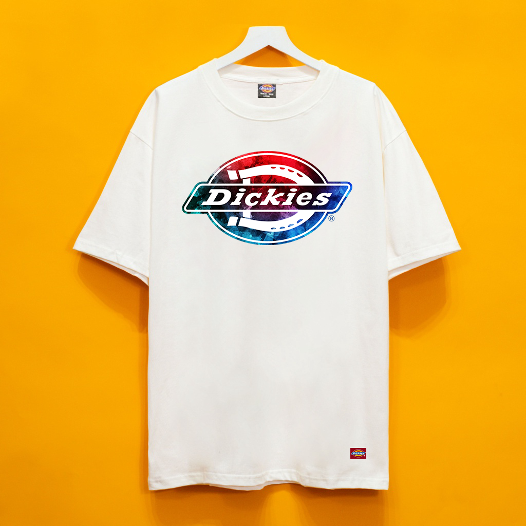 Áo thun Dickies Logo Đỏ Xanh Print Short-Sleeve T-Shirt - DK-39