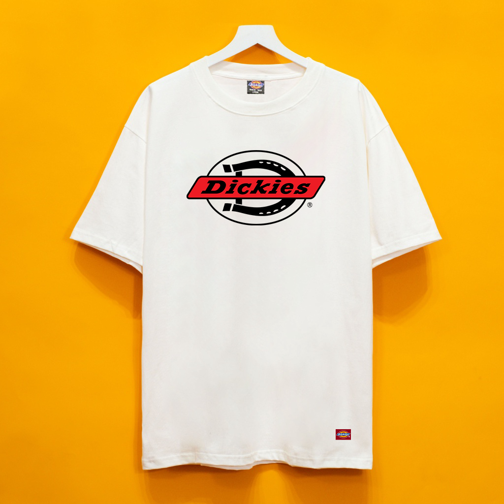 Áo thun Dickies Tròn Chữ Đỏ Ngang Print Short-Sleeve T-Shirt - DK-28