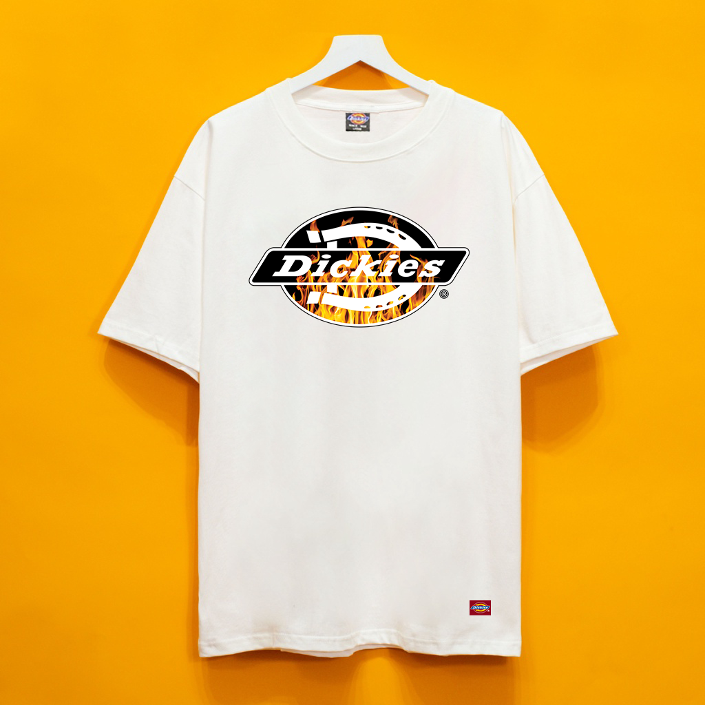 Áo thun Dickies Tròn Cháy Lửa Trong Print Short-Sleeve T-Shirt - DK-30