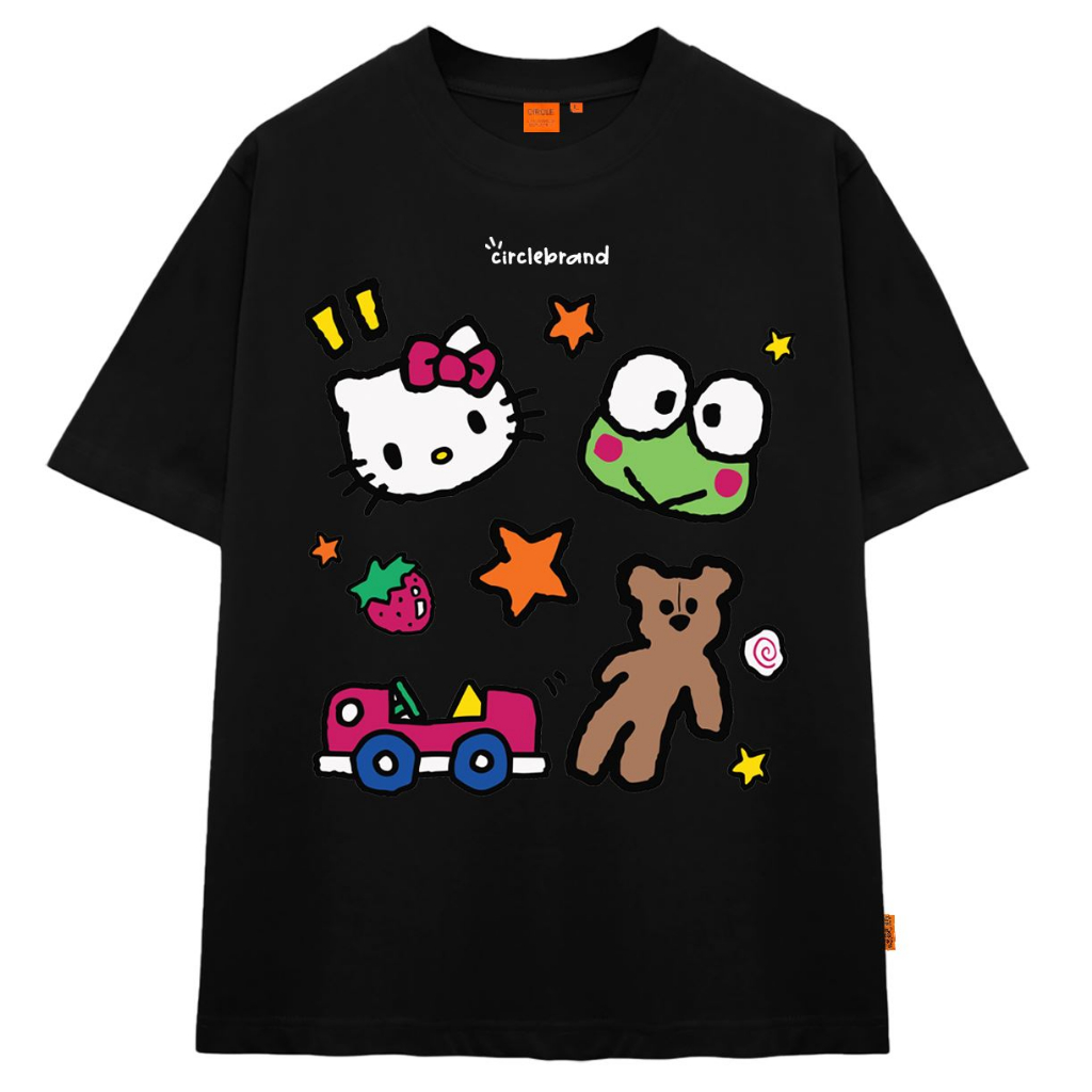 Áo thun cổ tròn Kitty Ếch Gấu Cotton Cao cấp nam nữ - Streetwears SG