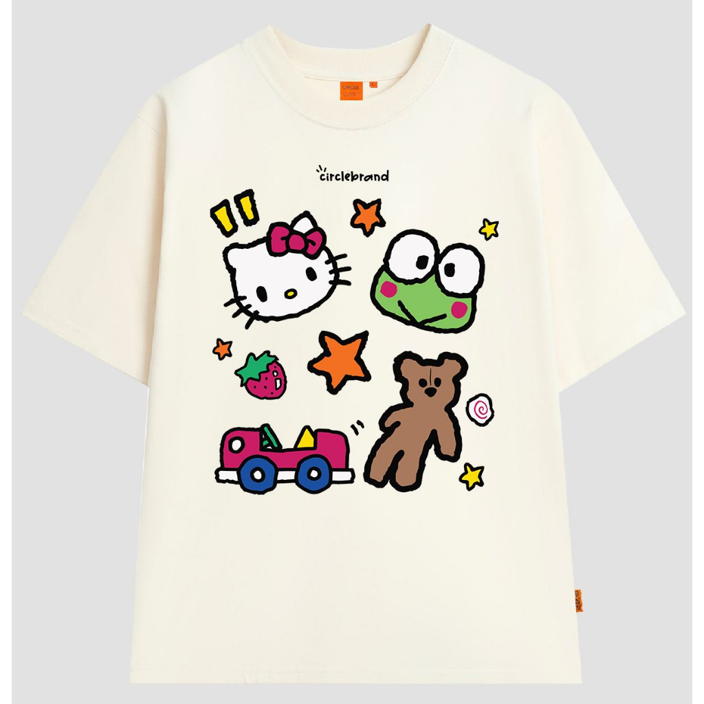 Áo thun cổ tròn Kitty Ếch Gấu Cotton Cao cấp nam nữ - Streetwears SG
