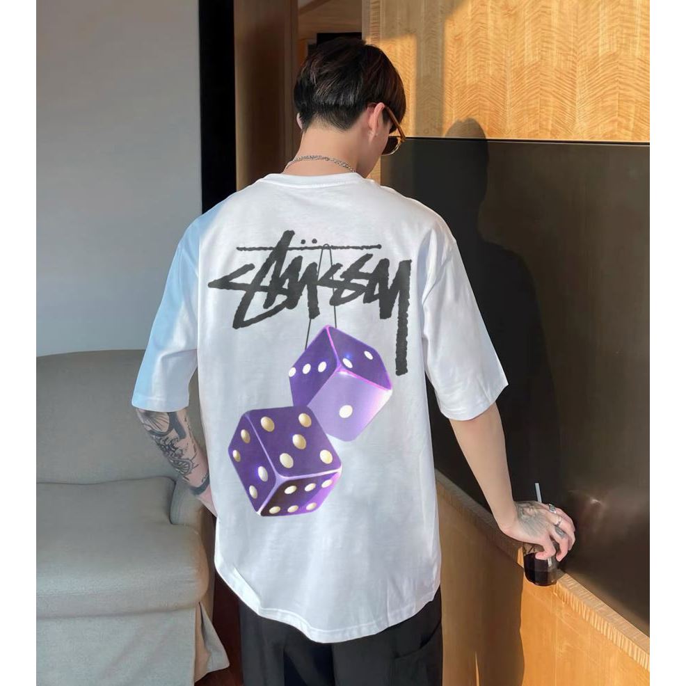 Áo thun Stus.sy Xúc Xắc Tím - Streetwears SG