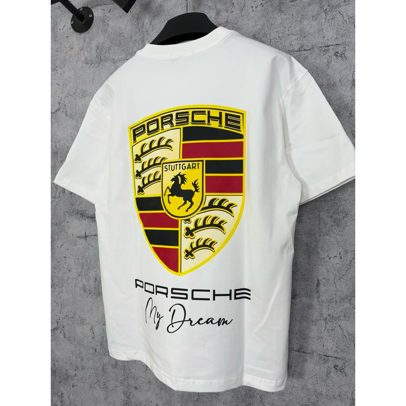 [Ảnh Thật] Áo thun Porsche my dream cotton form rộng - Streetwears SG