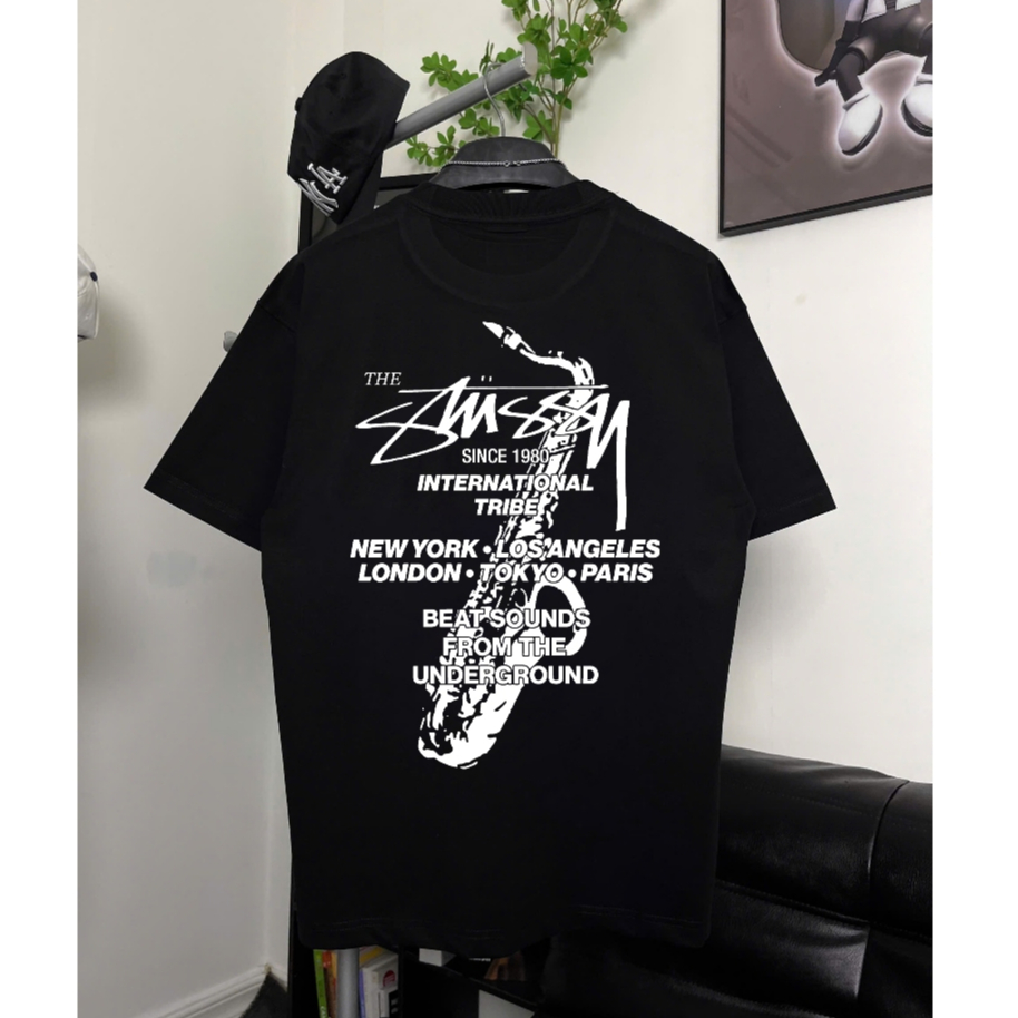 [Ảnh Thật] Áo Thun Stussy Beats Sounds Underground cotton dày nam nữ - Streetwears SG